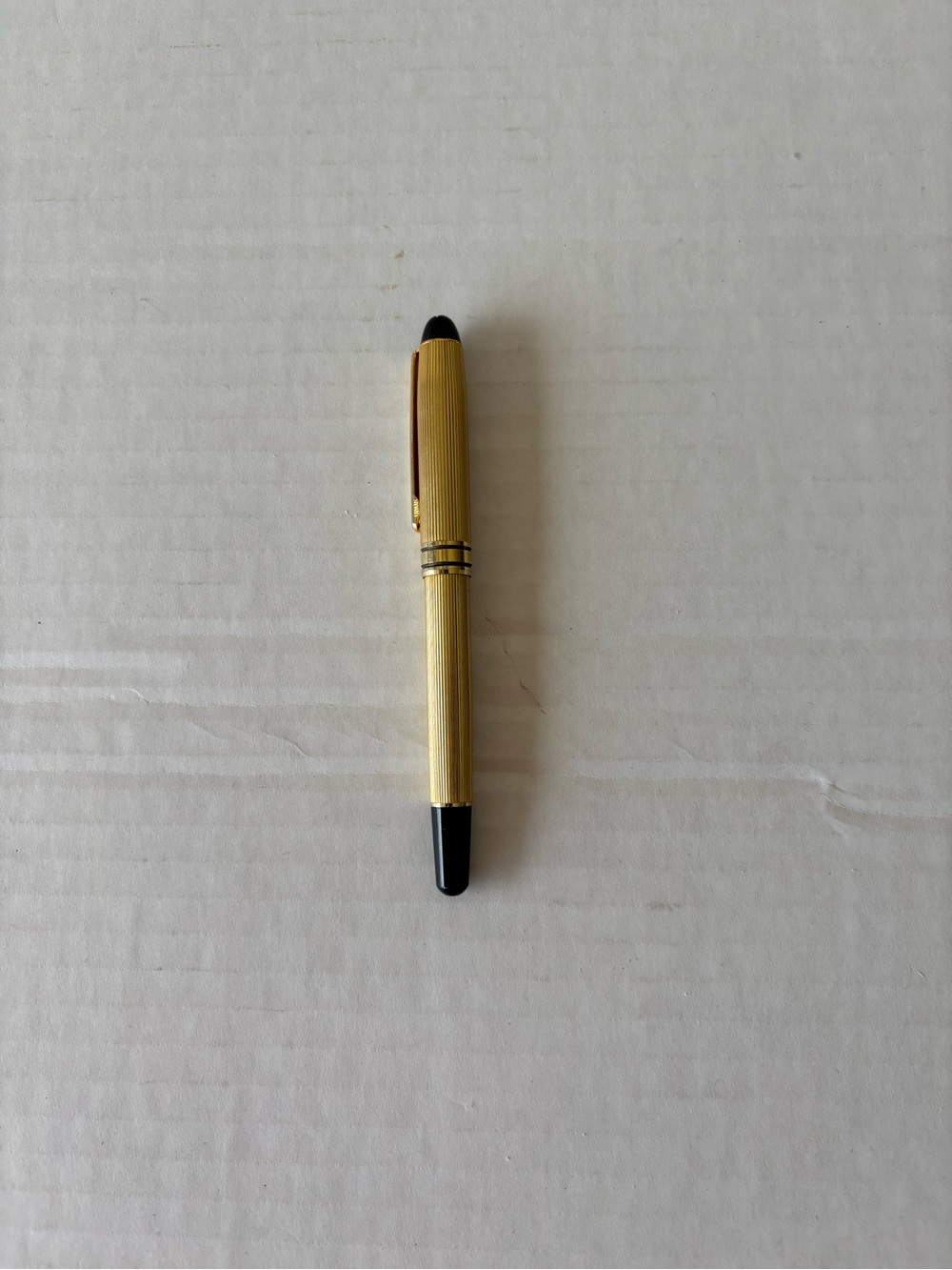 Men’s Gold and Black Metal Pen — Classic Executive Writing Pen